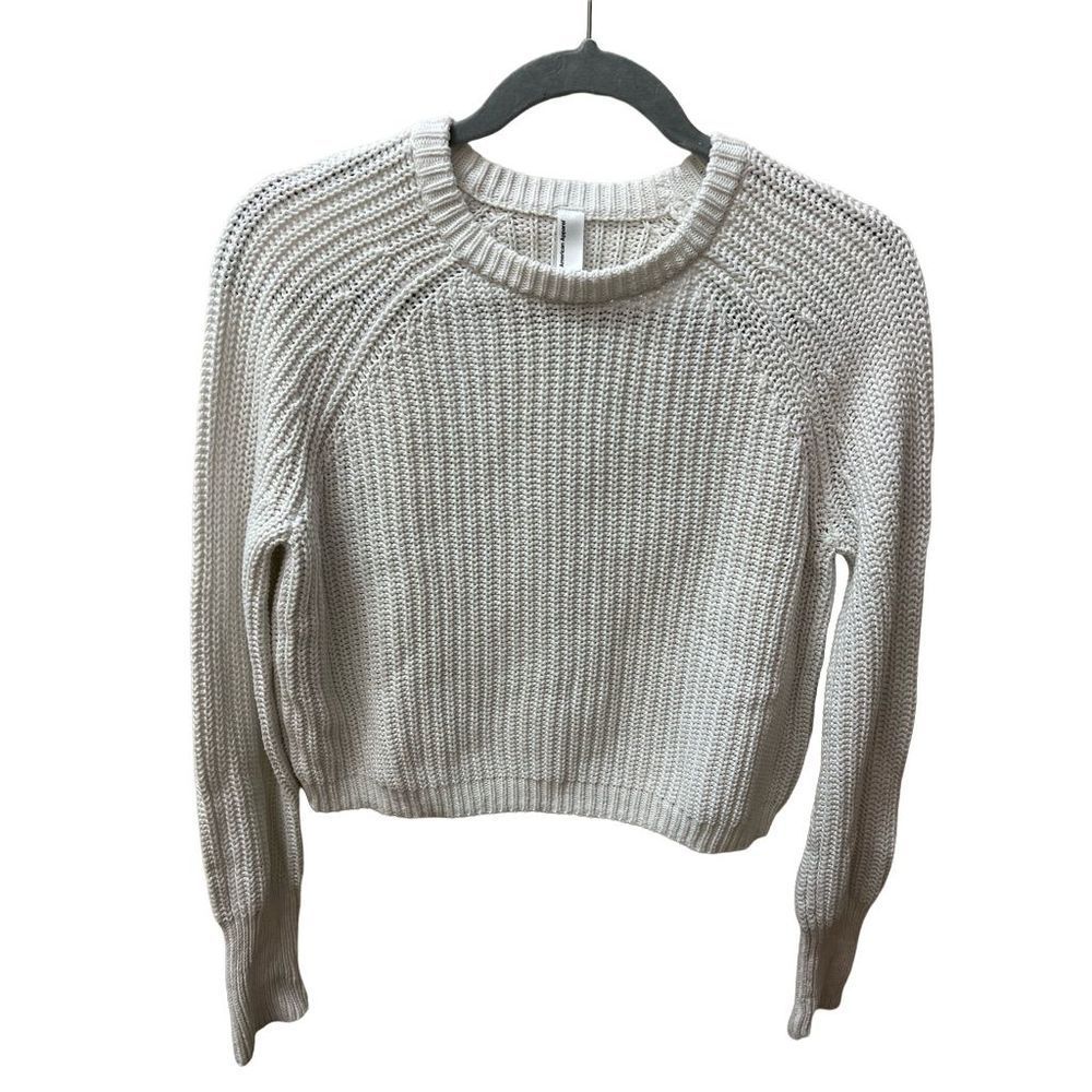 American Apparel White Knit Sweater